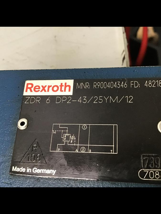 Used REXROTH ZDR6DP24325YM12 Valve Used #141515