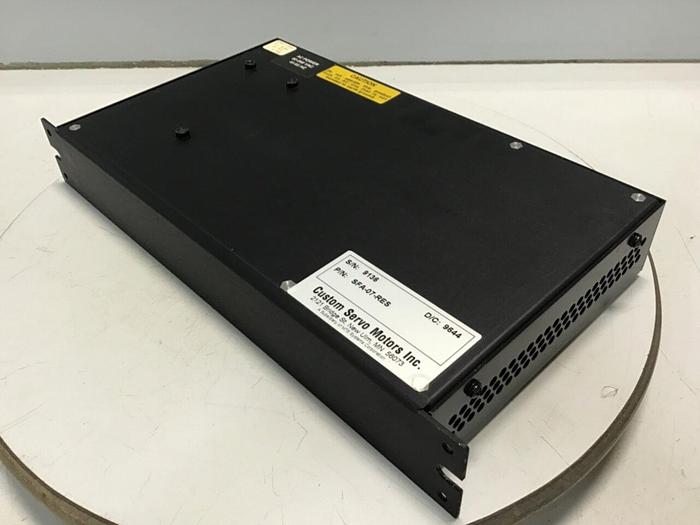 Used CUSTOM SERVO Drive Amplifier SFA-07-RES Used