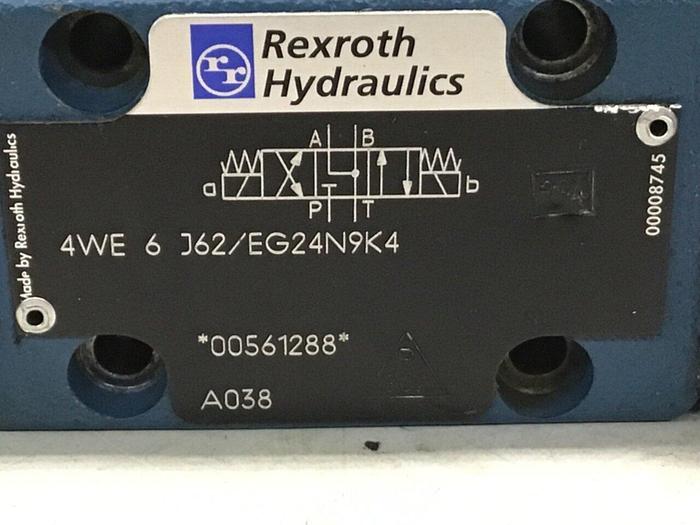 Used REXROTH Directional Control Valve 4WE6J62/EG24N9K4 USED #142062