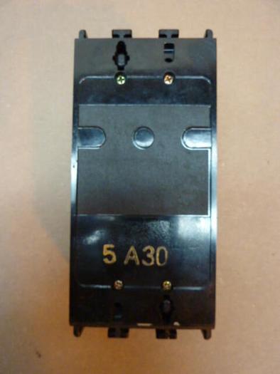 Used MITSUBISHI 5 Amp Circuit Breaker NV30-CA-5 #35204