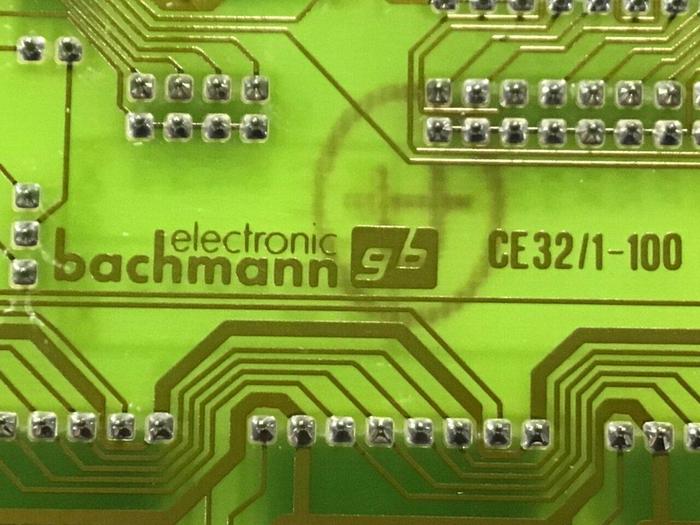 Used BACHMANN ELECTRONIC Circuit Board CE32/1100 Used
