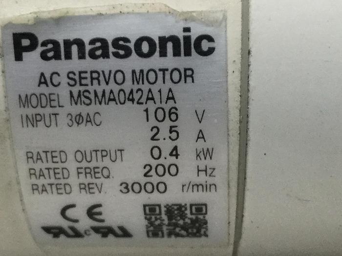 Used PANASONIC Servo Motor MSMA042414 #109714