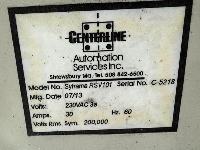 Used CENTERLINE Robot Sytrama RSV101 USED