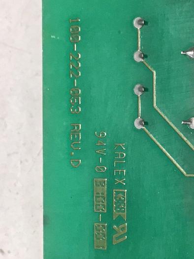 Used BRANSON ULTRASONICS Circuit Board 100-222-053 #113750