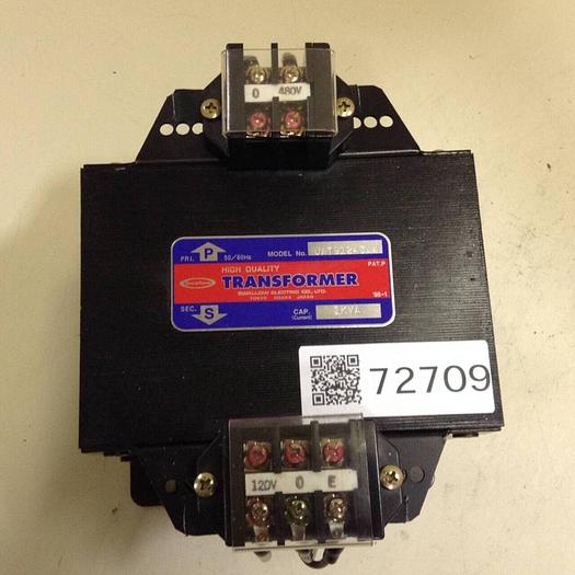 Used SWALLOW ELECTRIC CO. 1 kVA Transformer JA791243A4 #72712