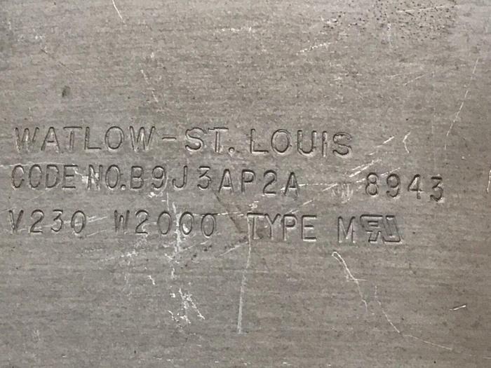 Used WATLOW 2000 Watt Heater Band B9J3AP2A #126453