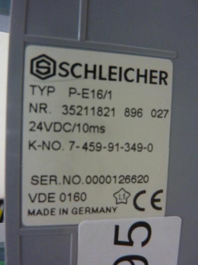 Used SCHLEICHER Output Module P-E16/1 #65695