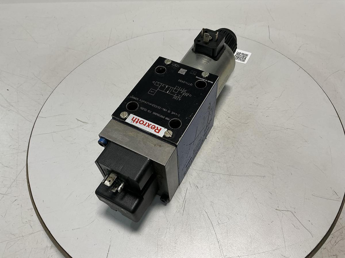 Used REXROTH 5-4WE 10X84-33/CG24K4YAW/V S0909