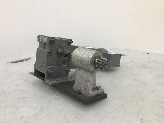 Used MITSUBISHI Gearmotor w/ Feed Throat Slide GM-JW Used