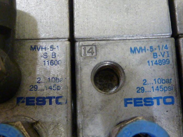 Used FESTO Control Block / Valve Terminal IFB8-02 #52850