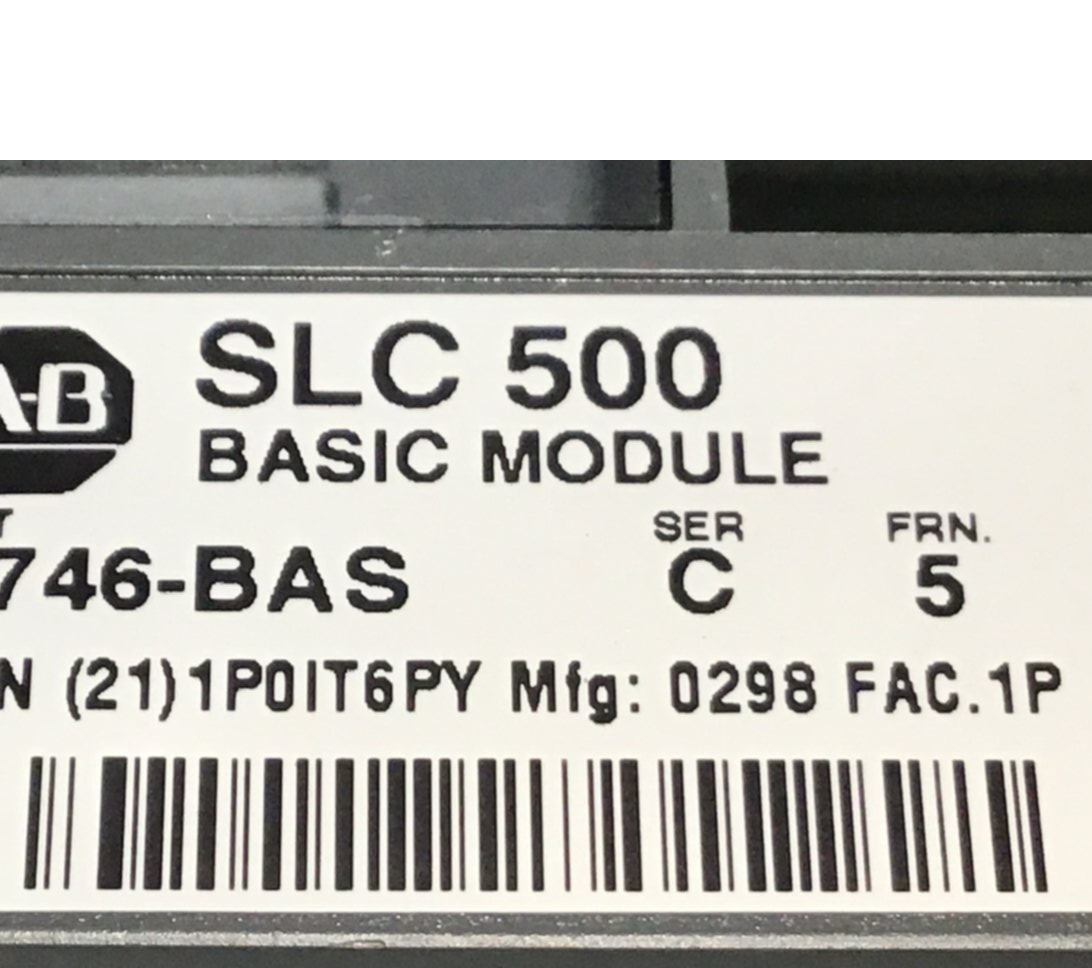 Used ALLEN BRADLEY Slot Card 1746-BAS SER C Used