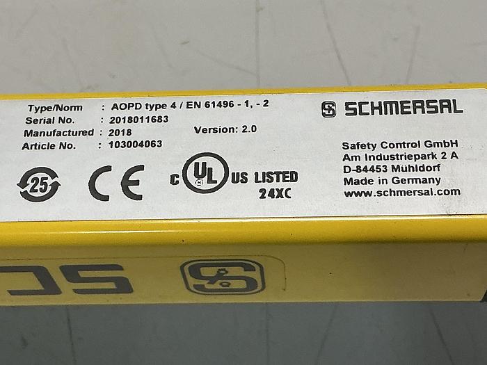 Used SCHMERSAL SLG440COM-R-0800-03