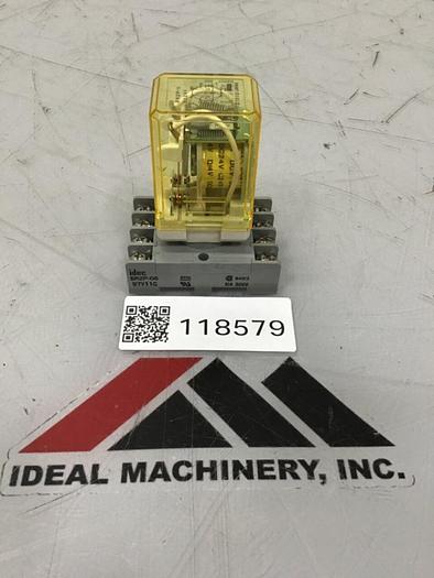 Used IDEC Relay & Socket RR2P-U / SR2P-06 #118579