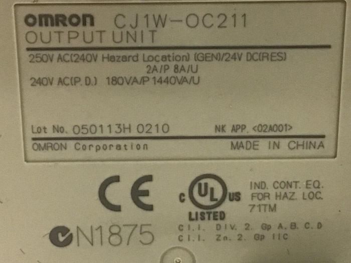 Used OMRON Programmable Control CJ1M CPU13 #133719