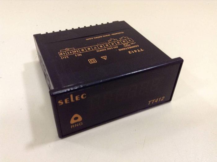 Used SELEC Totaliser Timer TT412 #86289
