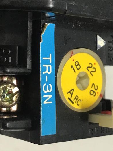 Used FUJI ELECTRIC Relay TR-3N 18/22/26 #120144