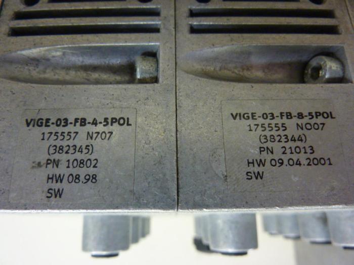 Used FESTO Control Block w/ Valves IFB8-03 #52694