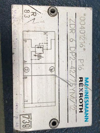 Used REXROTH Check Valve ZDR6DP24275YM12 #116382