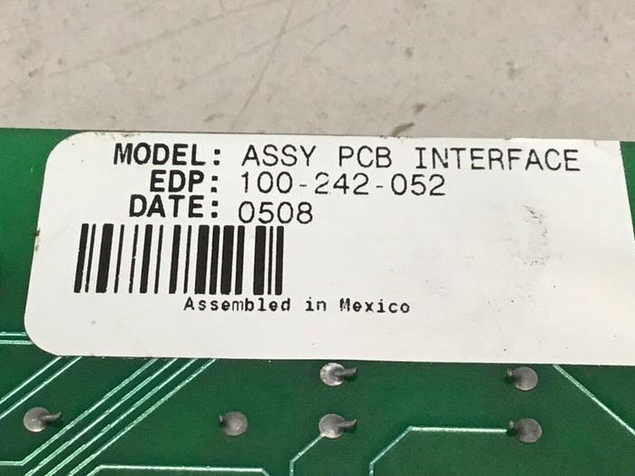 Used BRANSON Circuit Board 100-242-052 #113740