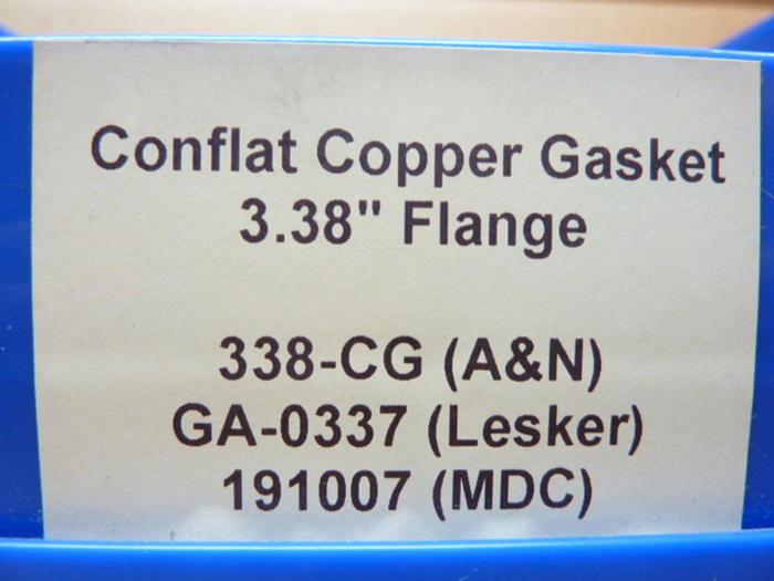 A & N CORPORATION Conflat Copper Gasket 338-CG #40476