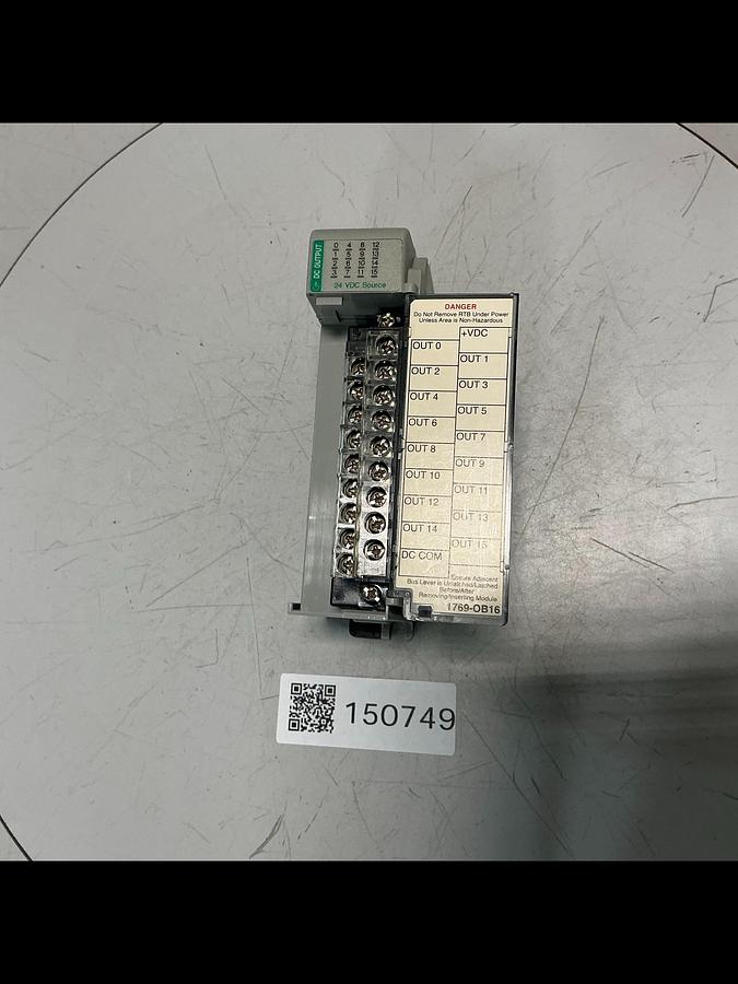 Used ALLEN BRADLEY 1769-OB16 SER A