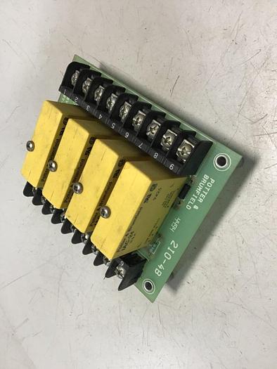 Used POTTER & BRUMFIELD Relay Circuit Board 2IO-4B #120709