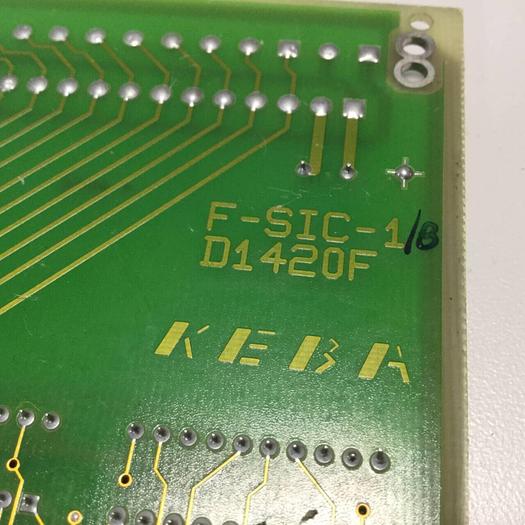 Used KEBA Circuit Board F-SIC-1 D1420F Used