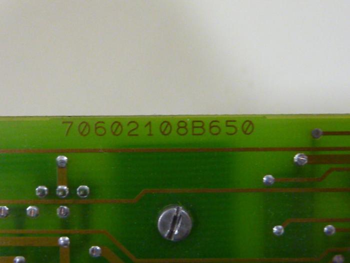 Used AEG Circuit Board 70602108B600 #53414
