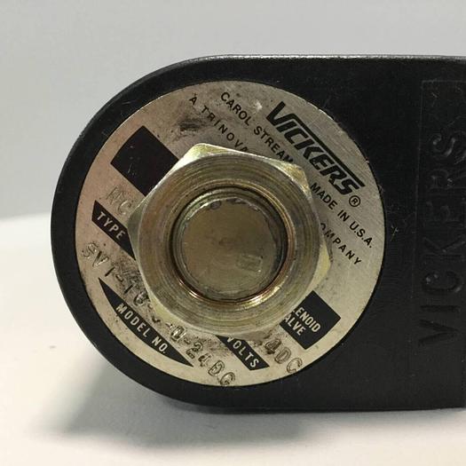 Used VICKERS Solenoid Valve Cartridge SV116C024DG #91622