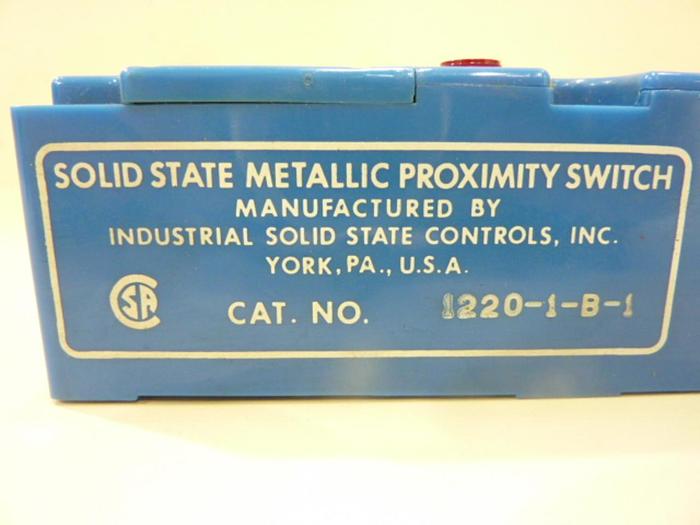 ISSC Proximity Switch 1220-1-B-1 #43282