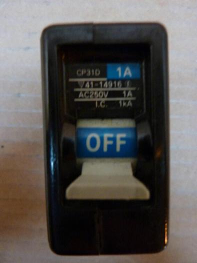 Used FUJI ELECTRIC 1 Amp Fuse CP31D-1A #23254