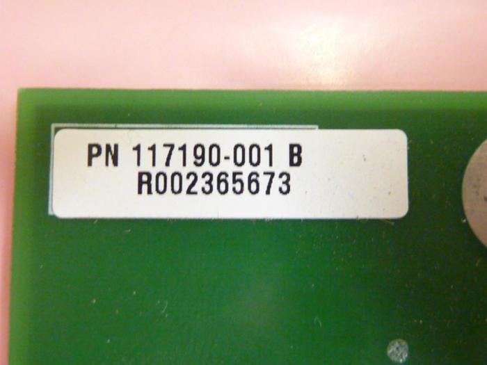 Used XYCOM Backplane Board 117190-001 #43667