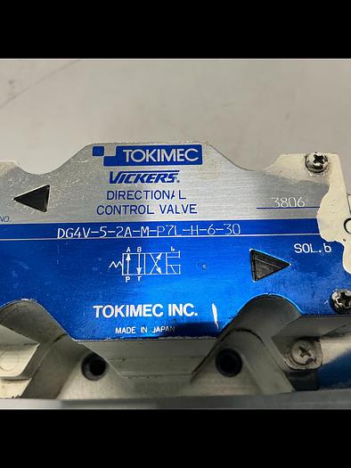 Used TOKIMEC VICKERS DG4V-5-2A-M-P7L-H-6-30