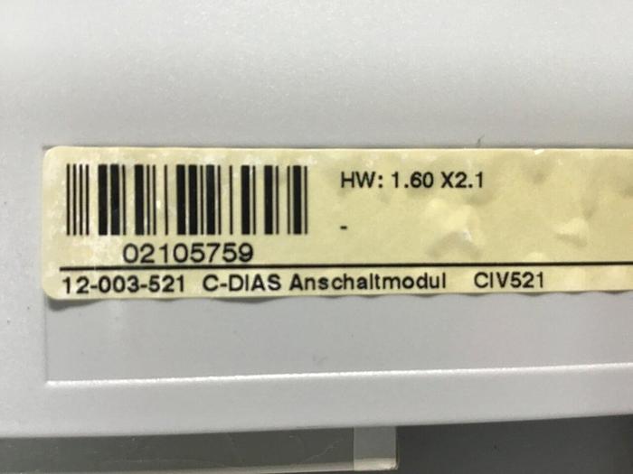 Used SIGMATEK Module 12-003-521 CIV521 Used