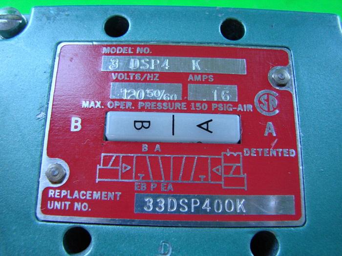 Used NUMATICS Pneumatic Valve 3DSP4K #10261