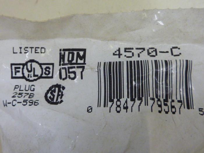LEVITON Plug 4570-C #52620