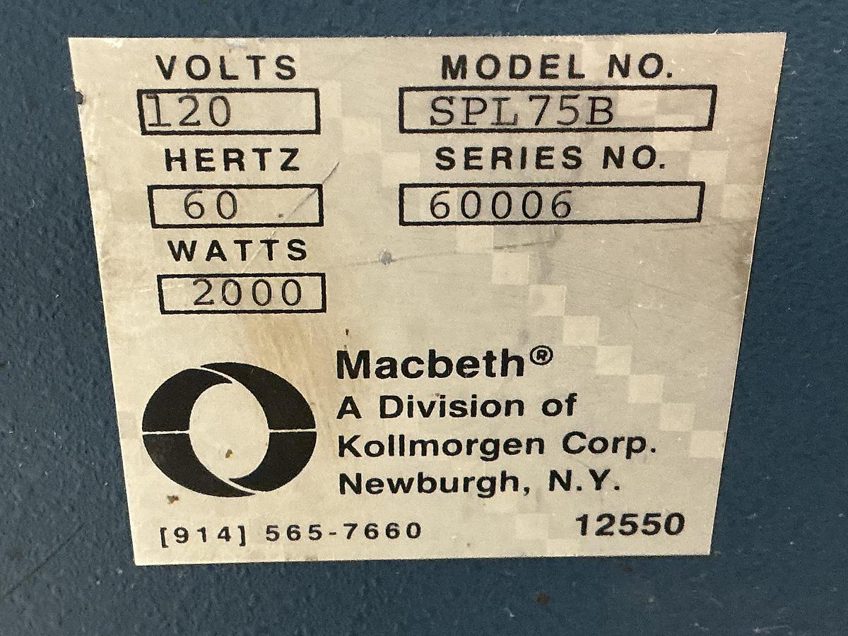 Used Macbeth SPL75B