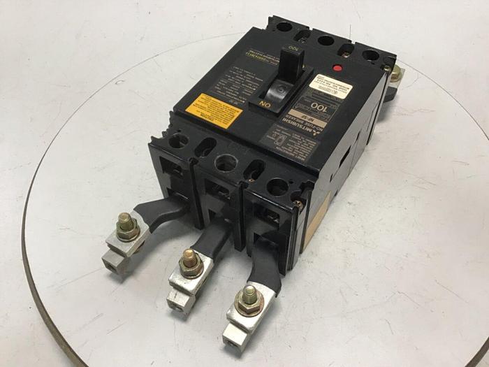 Used MITSUBISHI 100 Amp Circuit Breaker NF-SF3100 USED