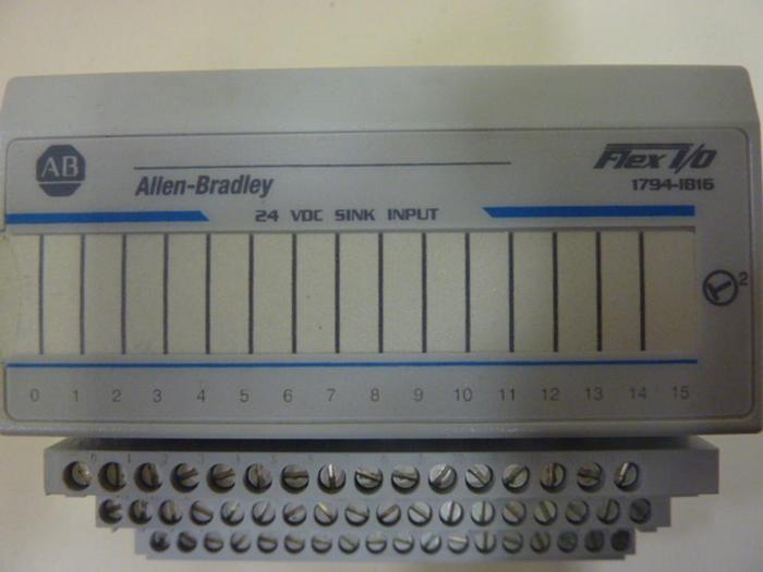 Used ALLEN BRADLEY Input Module 1794-IB16 SER A #49468