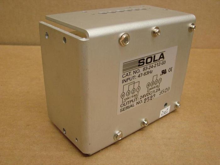 Used SOLA ELECTRIC Power Supply 83-24-212-03 Used