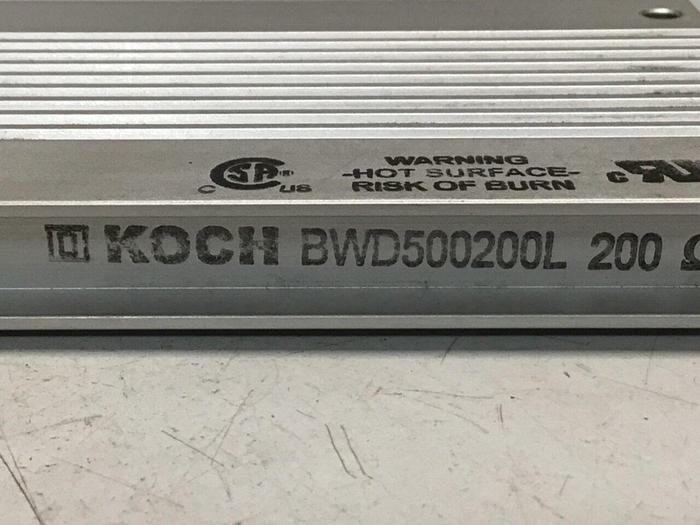 Used KOCH Braking Resistor BWD500200L #119290