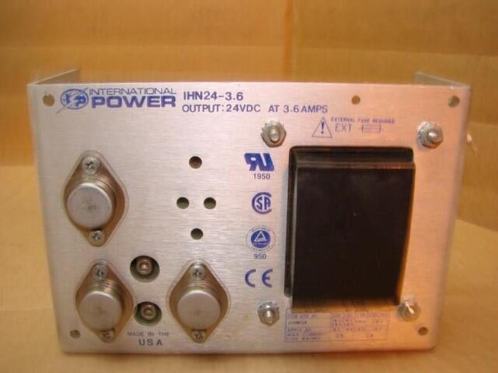 Used INTERNATIONAL POWER Power Supply IHN24-3.6 #21365