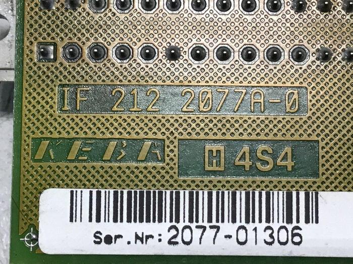 Used KEBA Circuit Board IF212 2077A-0 #122560