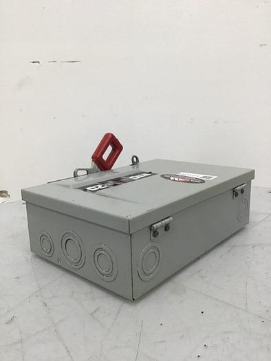 Used GENERAL ELECTRIC / GE 30 Amp Safety Switch TH3361 #125044
