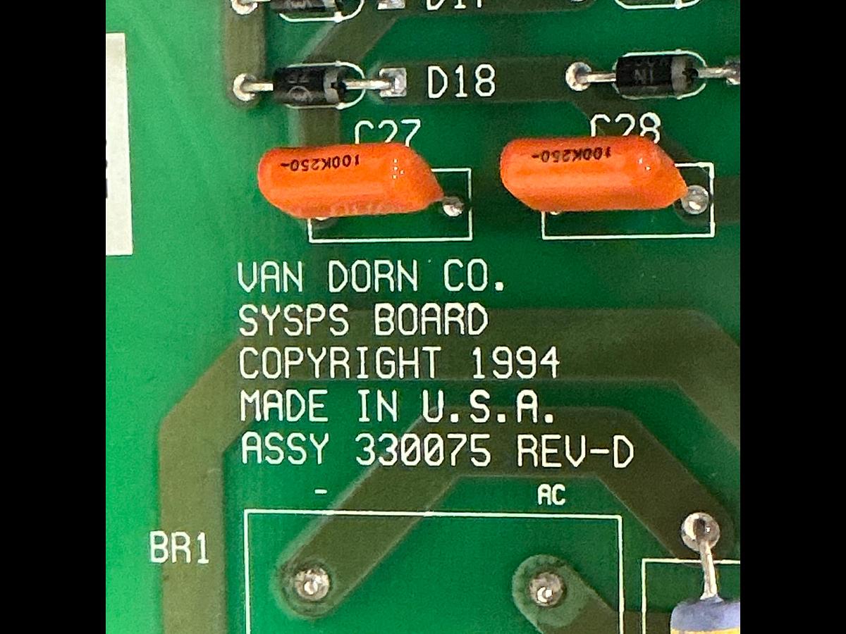 Used VAN DORN 330075