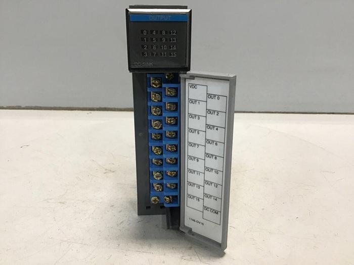 Used ALLEN BRADLEY Output Module 1746-OV16 SER C #118506