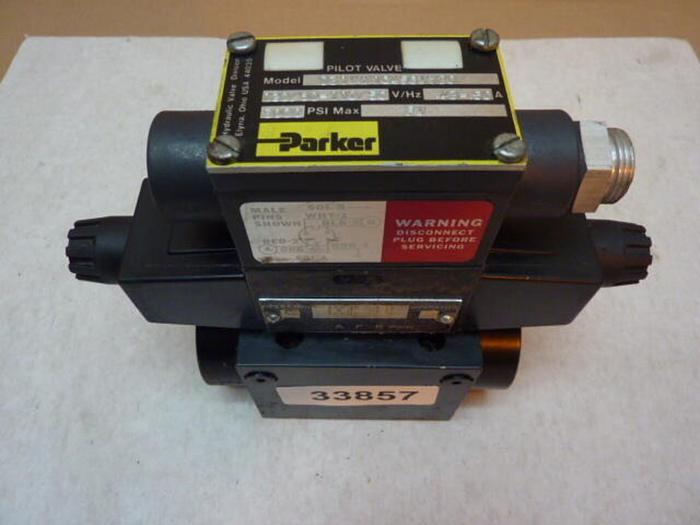Used PARKER Pilot Valve D31VW1C456VY20 #33857