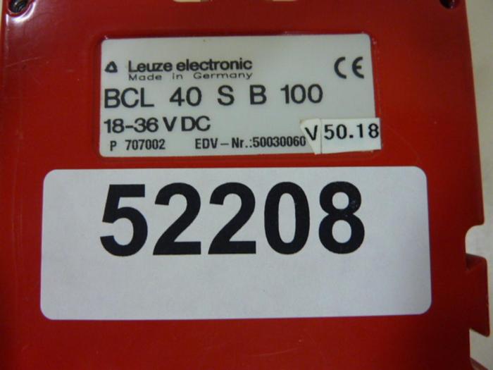 Used LEUZE Laser Barcode Scanner BCL 40 S B 100 #52208
