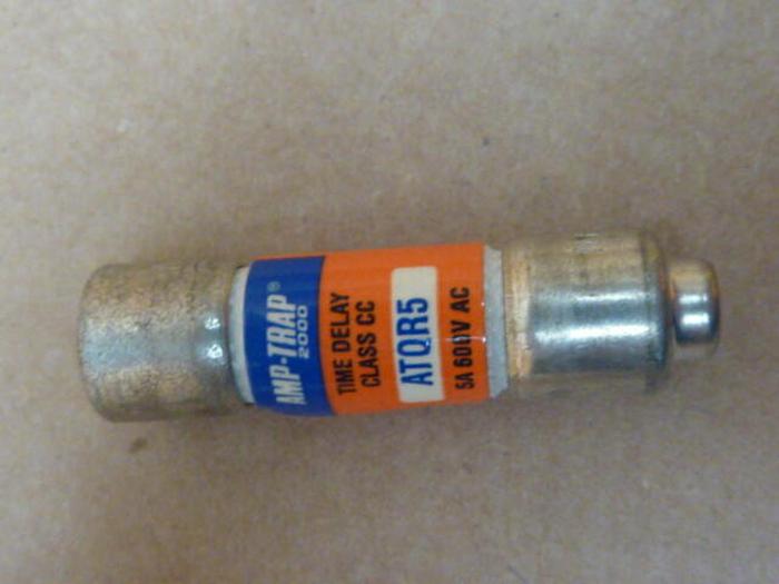 Used FERRAZ SHAWMUT 5 Amp Fuse ATQR5 #36126