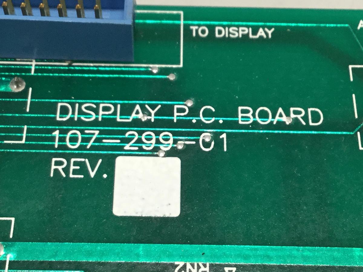 Used CONAIR Display Circuit Board 107-299-01 Used